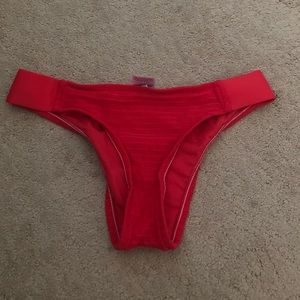 Women’s red bikini bottoms- fun to mix and match!